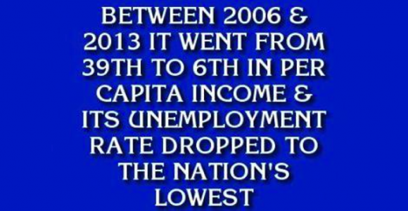 Jeopardy Answer - North Dakota