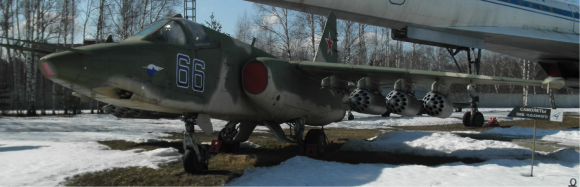 Su-25 (NATO "Frogfoot") attack aircraft at Monino, Russia