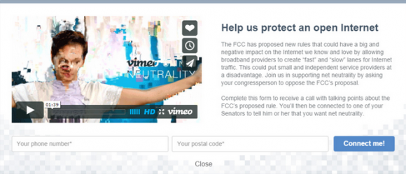 Vimeo Glitched Video to Protest for Net Neutrality
