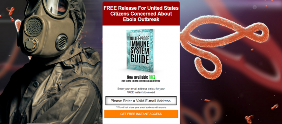 Free Release for United States Citizens Concerned About Ebola Outbreak - Landing Page