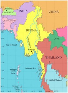 Map of Southeast Asia