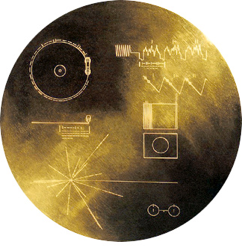 Copper Disc on Voyager