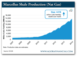 Marcellus Shale Nat Gas Production, 2007-Present