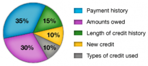 Factors that Contribute to Your Credit Score according to FICO