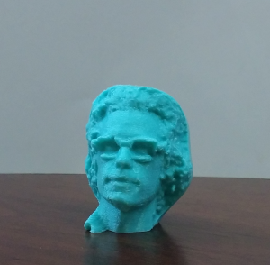 3-D Printed Chris Campbell Face