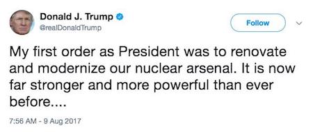 トランプ大統領のツイート2