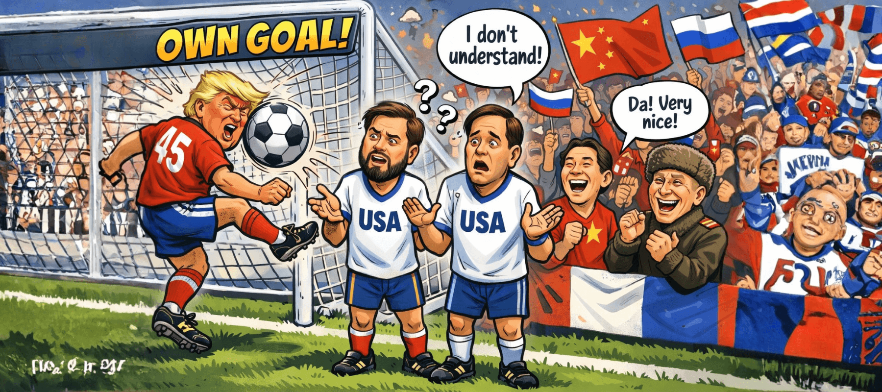 Puntuación de Donald!! …internet equivocado